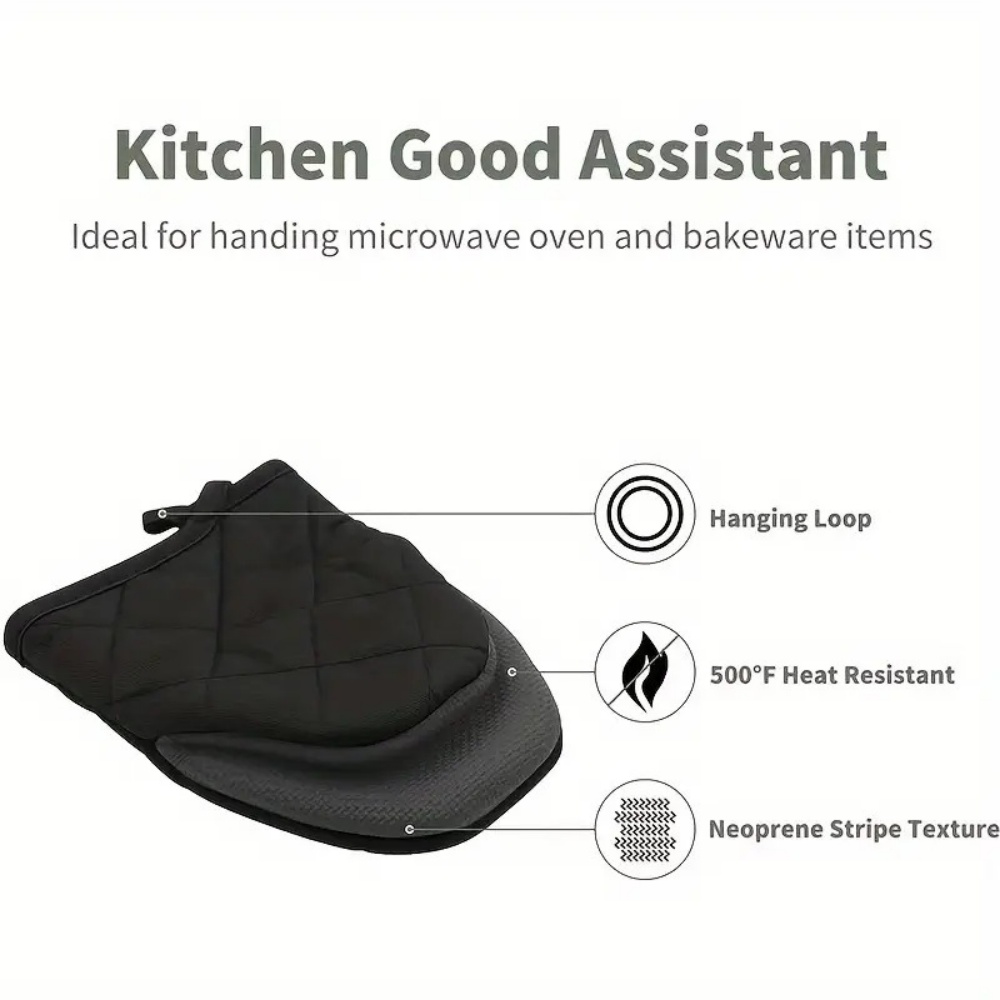 Oven Mitts 500°F Heat Resistan - Oven Mitt Silicone 评论和价格