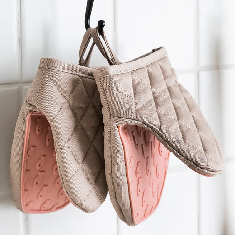 1pc Kitchen Anti scald Oven Gl - Oven Mitt Silicone 评论和价格