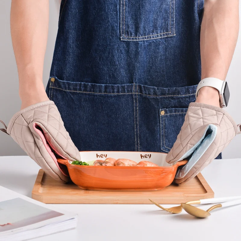 1pc Kitchen Anti scald Oven Gl - Oven Mitt Silicone 评论和价格