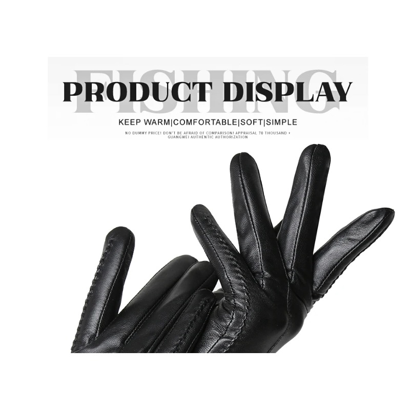 Women's Sheepskin Gloves Winte - Leather Driving Glove 评论和价格